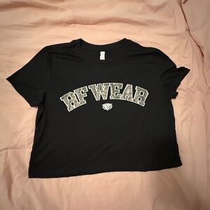 RF Wear Women’s Black Cropped T-Shirt